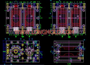 Plastic blow mold